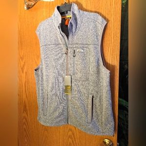 NWT Orvis Sweatshirt Zip Up Vest